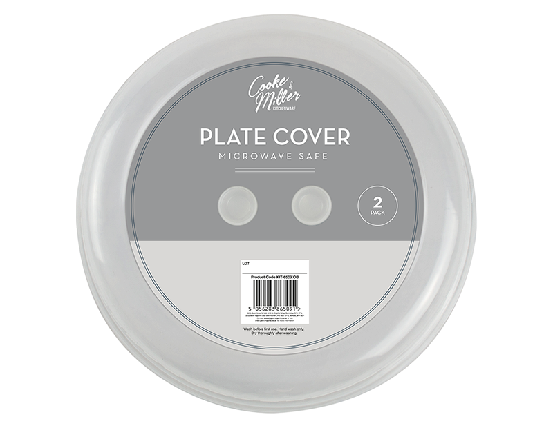 Plastic Plate Covers - 2 Pack